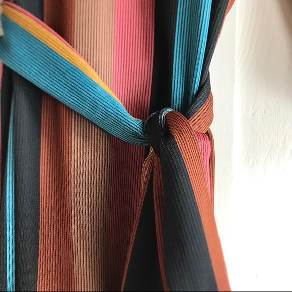 Zara Striped Multicolor Midi Dress - Picture 5 of 10